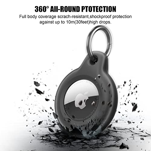 Waterproof Airtag Holder: 2 Pack Air Tag Keychain