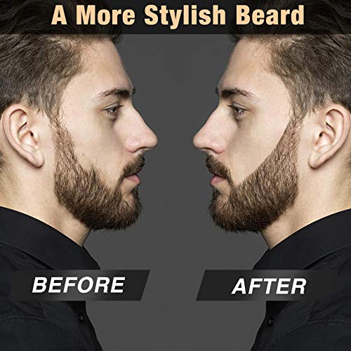 Waterproof Beard Pencil Filler with Brush - Enhance Facial Hair