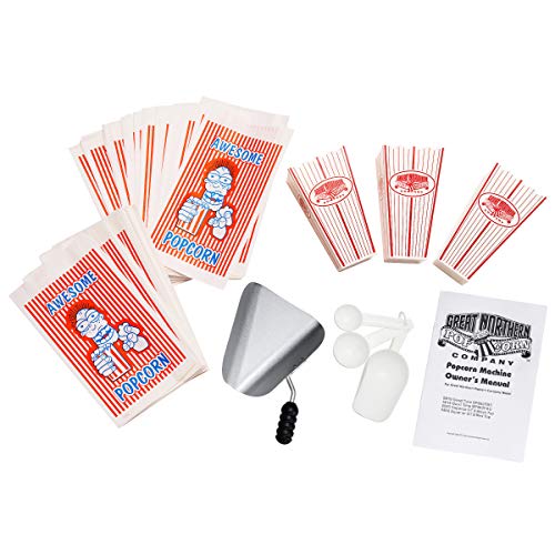 Countertop Style Popcorn Machine in Red