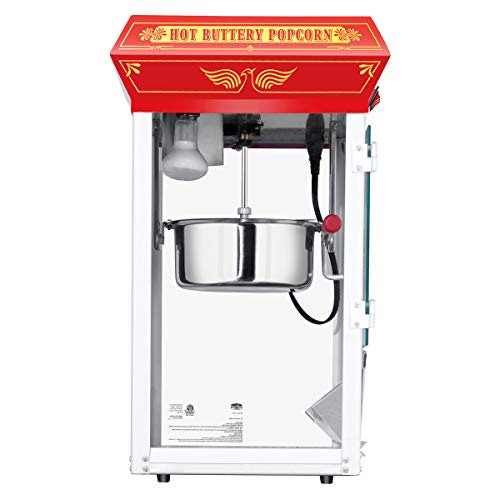 Countertop Style Popcorn Machine in Red