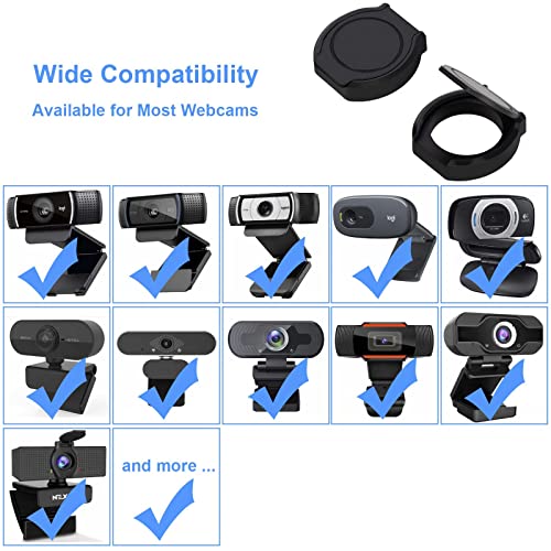 Universal Webcam Cover 2 Pack for Desktop Computers