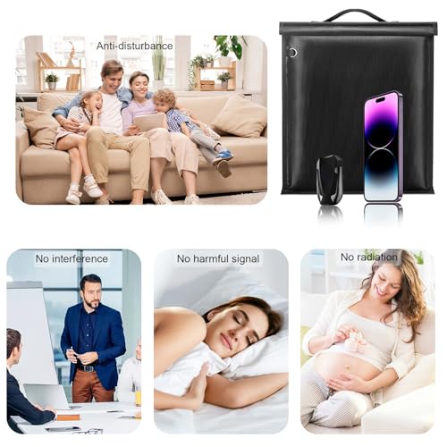 Large Faraday Bags Pack for Electronics and Keys