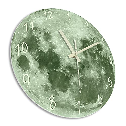 Geeky Days Glow in The Dark Moon Clock
