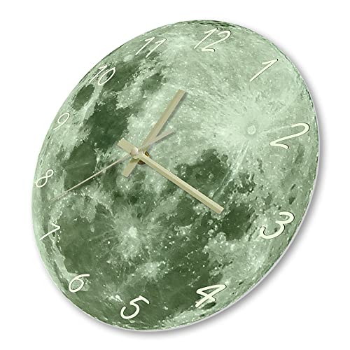 Geeky Days Glow in The Dark Moon Clock
