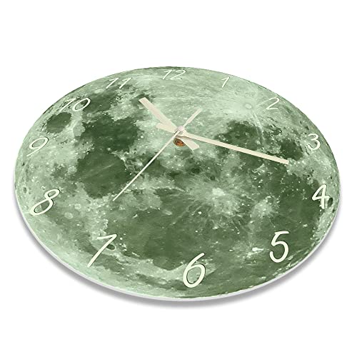 Geeky Days Glow in The Dark Moon Clock