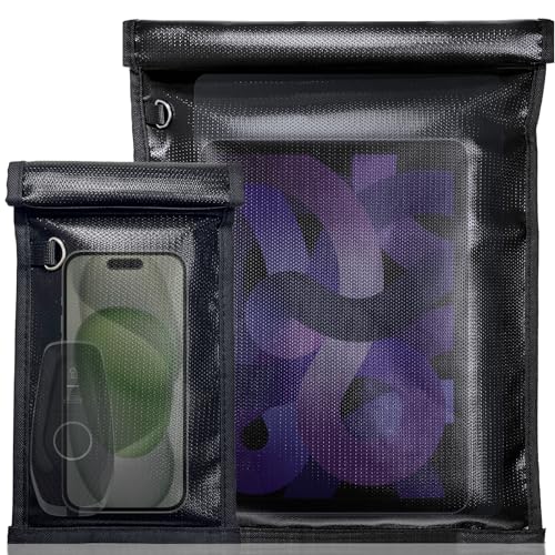 Faraday Bags 2 Pack for Devices & Car Keys