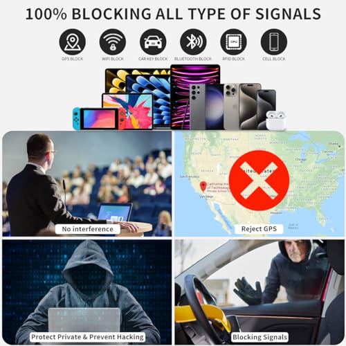 Faraday Bags 2 Pack for Devices & Car Keys