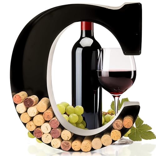 Large Metal Wine Cork Holder - A to Z Letters