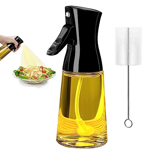 Kitchen Oil Sprayer: Glass Bottle with Brush