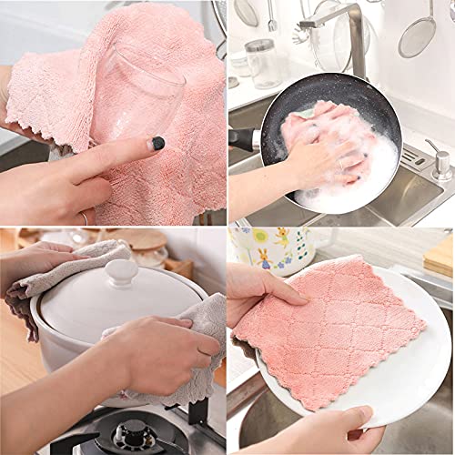 10-Pack Soft Microfiber Kitchen Towels