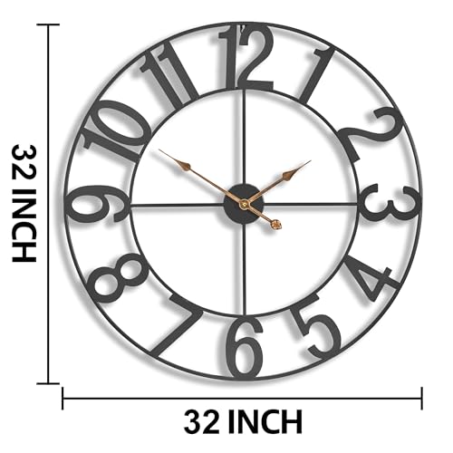 32" Sorbus Large Wall Clock for Living Room or Kitchen