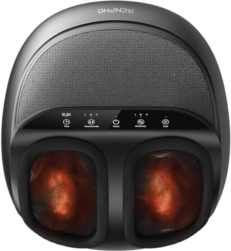 RENPHO Foot Massager for Tired Muscles - Men Size 12 (Black)