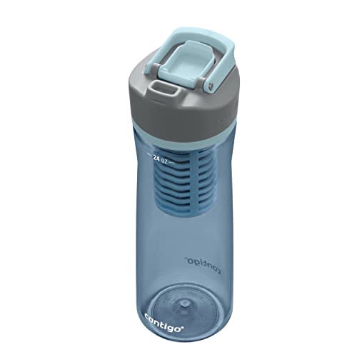 Contigo Freeflow Filtration Water Bottle, 24oz Dark Ice