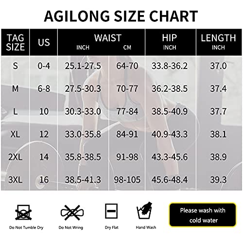 AGILONG Women's High Waist Sauna Sweat Pants