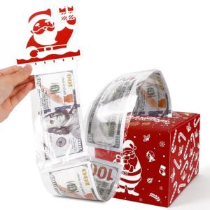 Christmas Money Holder for Cash, DIY Santa Snowman