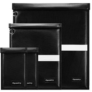 RFID Faraday Bags 4 Pack with Key Fob Protector