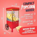 Retro-style Red Popcorn Maker, 12 Cups