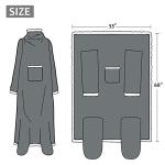 Catalonia Sherpa Wearable Blanket: Comfy Snuggle Wrap