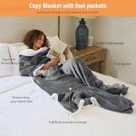 Catalonia Sherpa Wearable Blanket: Comfy Snuggle Wrap