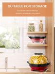 HOUSNAT Electric Popcorn Maker: Quick-Heat, Stirring, 28 Cups