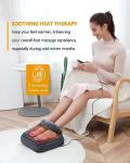 2-in-1 Foot and Back Massager with Heat