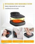 2-in-1 Foot and Back Massager with Heat