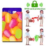 Set of 8 RFID Blocking Card Sleeves, Various Designs