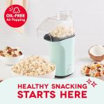 16 Cup Aqua Popcorn Popper with Measuring Cup