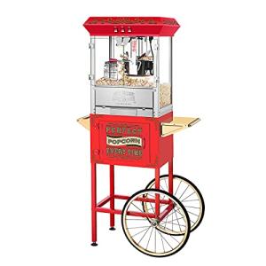 Perfect Popcorn Machine with Cart and Stainless Steel