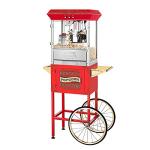 Perfect Popcorn Machine with Cart and Stainless Steel
