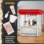 Perfect Popcorn Machine with Cart and Stainless Steel