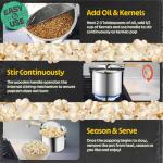 Stainless Steel Stove Top Popcorn Popper