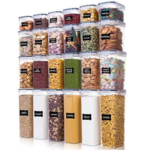 Vtopmart Airtight Food Storage Containers, 24 pcs