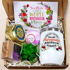 Unique Gift Box: Wine Tumbler & Scented Candle