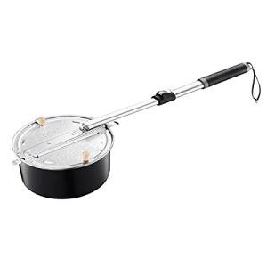 Stainless Steel Campfire Popcorn Popper- 4 quarts