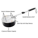 Stainless Steel Campfire Popcorn Popper- 4 quarts