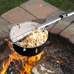 Stainless Steel Campfire Popcorn Popper- 4 quarts