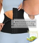 TELALEO Women's Neoprene Waist Trainer - Slimming Body Shaper