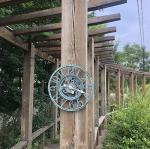 Waterproof Outdoor/Indoor Wall Clock - 12 Inch Silent