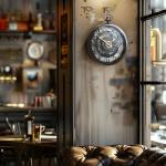 AYRELY® 13IN Decorative 3D Steampunk Large Wall Clock