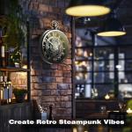 AYRELY® 13IN Decorative 3D Steampunk Large Wall Clock
