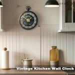 AYRELY® 13IN Decorative 3D Steampunk Large Wall Clock