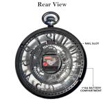 AYRELY® 13IN Decorative 3D Steampunk Large Wall Clock