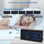 Seniors Alarm Clock with Big Numbers and USB Port