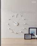 haoshi Handcrafted Bird Movement Wall Clock - Modern Elegance