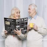 Vintage 1944 Birthday Card for 80th Celebration