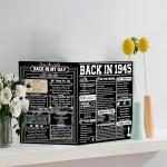 Vintage 1944 Birthday Card for 80th Celebration