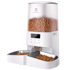 Garfeur Cat Food Dispenser for Two Cats