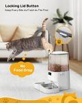 Garfeur Cat Food Dispenser for Two Cats