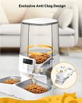 Garfeur Cat Food Dispenser for Two Cats